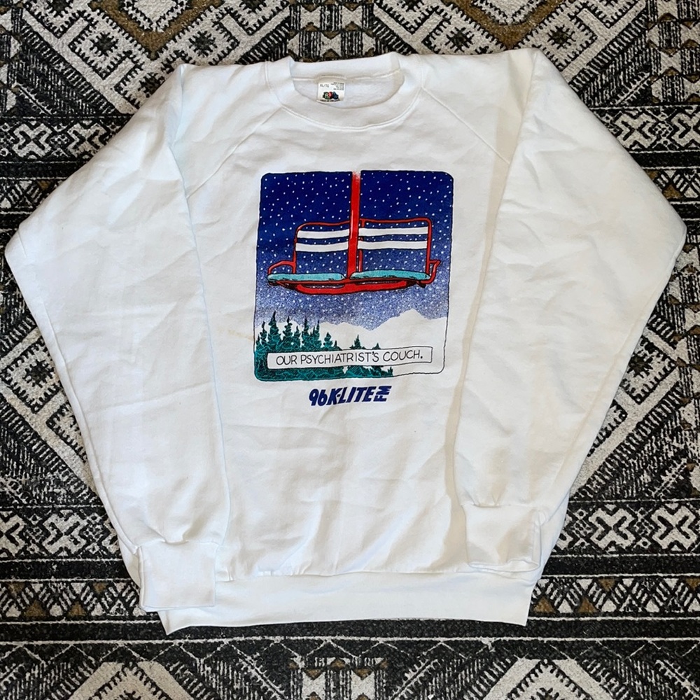 Vintage fruit of the loom coors light snowboarding